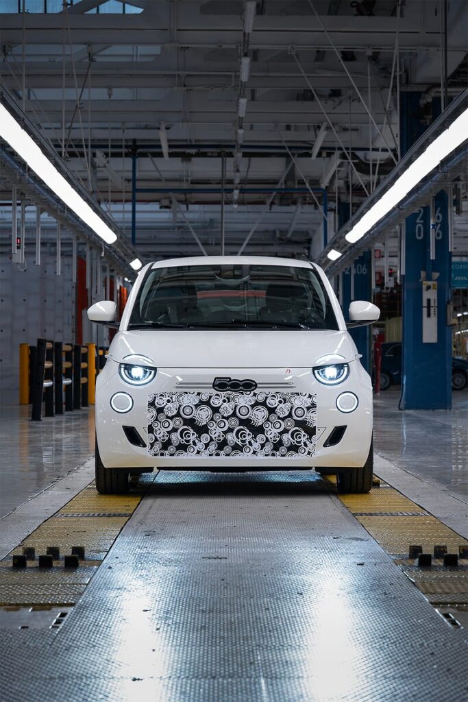FIAT begins assembling the new 500 Hybrid at Mirafiori in Turin, with full production set for November and over 100000 units annually, marking a major step in electrification.