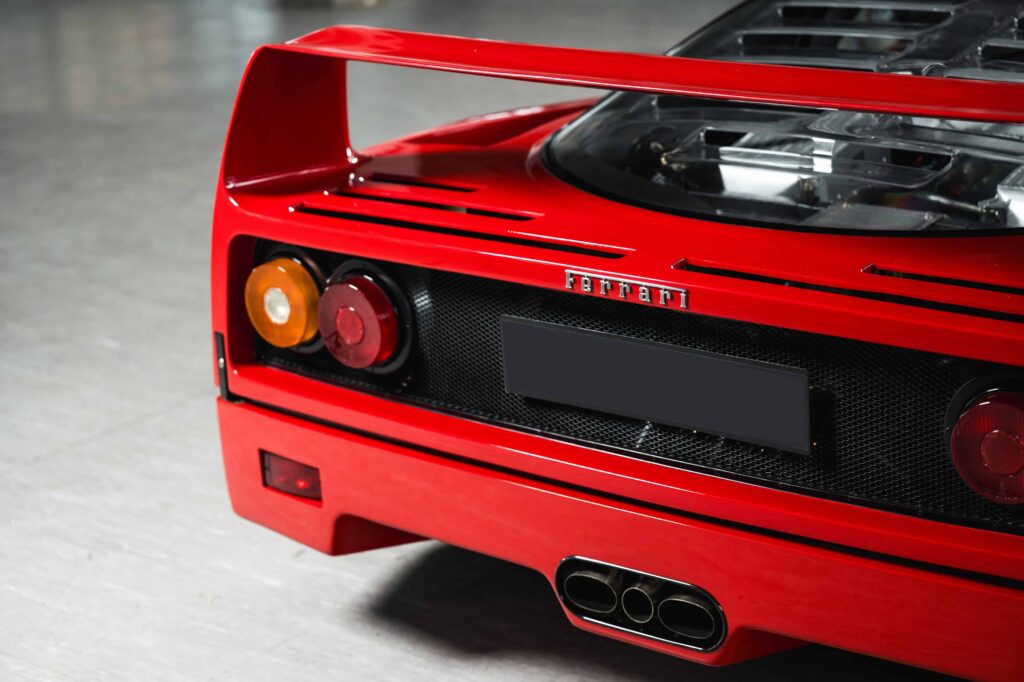 A rare 1989 Ferrari F40 with only 10,749 miles is set to sell for £2.3m at RM Sotheby’s Milan auction, potentially breaking the record for this iconic supercar.