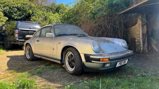 A barn-find 1989 Porsche 911 3.2 Carrera Sport with just 40,000 miles is up for sale at £25,000 after 14 years in storage, offering huge potential to collectors.