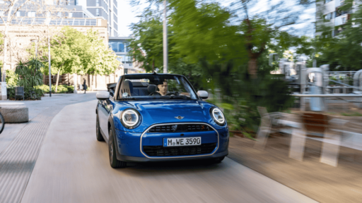 The MINI Cooper Convertible S debuts in Icy Sunshine Blue with a quick-fold roof, smart driver assists, and seven drive modes for a bold, personalized open-air experience.