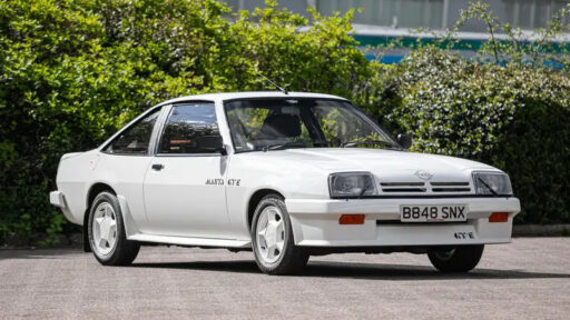 A 1985 Opel Manta GT/E once worth £6,000 is now listed for £40,000 due to its rare condition, low mileage, and classic status ahead of auction on May 17.