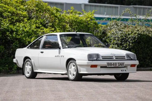 A 1985 Opel Manta GT/E once worth £6,000 is now listed for £40,000 due to its rare condition, low mileage, and classic status ahead of auction on May 17.