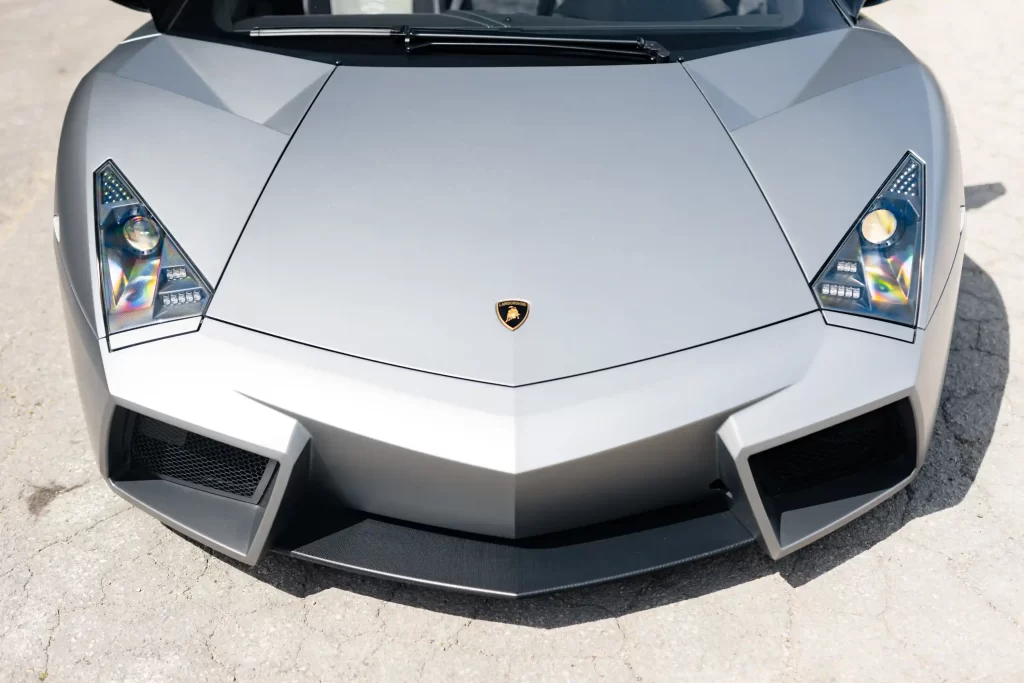 A rare 2010 Lamborghini Reventón Roadster, inspired by the F-15 jet and capable of 211mph, is up for sale at £1.3m with only 2,500 miles and just 15 ever made.