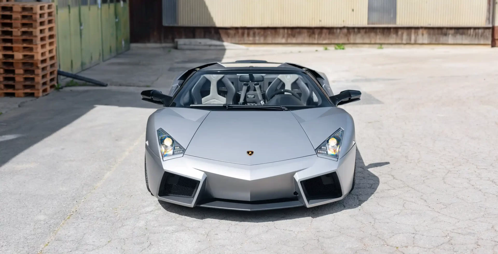 A rare 2010 Lamborghini Reventón Roadster, inspired by the F-15 jet and capable of 211mph, is up for sale at £1.3m with only 2,500 miles and just 15 ever made.