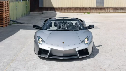 A rare 2010 Lamborghini Reventón Roadster, inspired by the F-15 jet and capable of 211mph, is up for sale at £1.3m with only 2,500 miles and just 15 ever made.