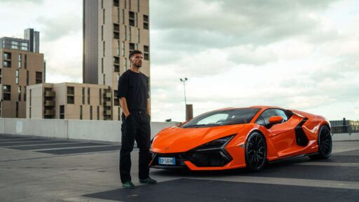 Rúben Dias and the Lamborghini Revuelto unite in a story of power and precision, showcasing the hybrid supercar’s bold design and performance-driven spirit on and off the pitch.