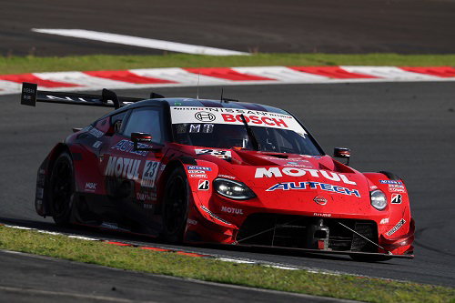 Three Nissan Z NISMO GT500 cars finished in the top 10 at SUPER GT Round 2 in Fuji, led by the #12 Z in 4th place after a strong drive and late-race charge.