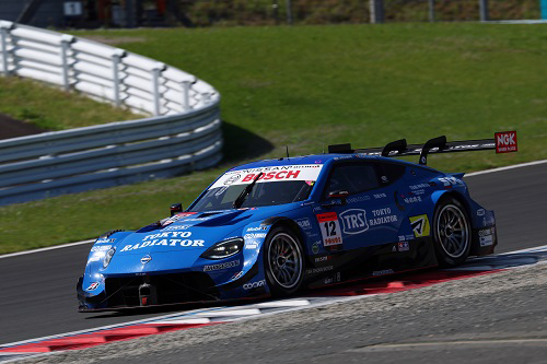 Three Nissan Z NISMO GT500 cars finished in the top 10 at SUPER GT Round 2 in Fuji, led by the #12 Z in 4th place after a strong drive and late-race charge.