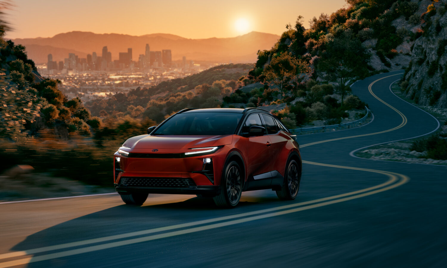 Toyota unveils the 2026 C-HR BEV with 338 hp, 290-mile range, AWD, fast charging, advanced tech, and safety features, arriving at U.S. dealerships in 2026.