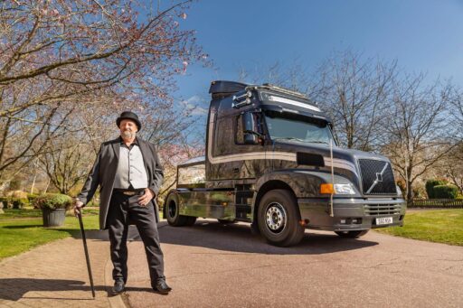 Trucker Niall Hutchingson turns his Volvo NH12 into a hearse for £1,000 funeral rides, offering lorry lovers one final journey with his unique service, End of the Line.