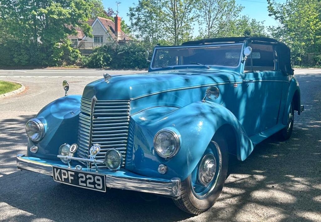 A 1946 Armstrong Siddeley once owned by speed legend Sir Malcolm Campbell is up for auction, fully restored and expected to fetch up to £15,000 at Haynes Motor Museum.
