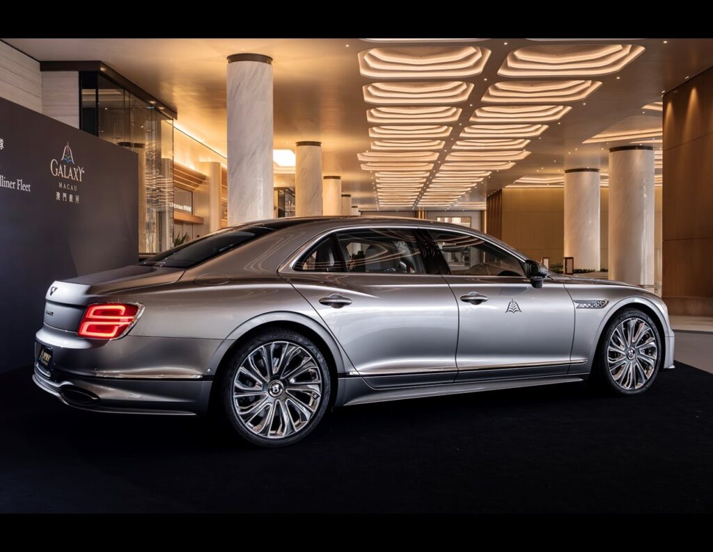 Galaxy Macau unveils the world’s largest fleet of bespoke Bentley Flying Spurs, blending hybrid performance and luxury design to elevate chauffeur service at the iconic resort.